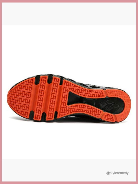 Men\'s TPU Sole Running Shoes with Hexagonal Mesh Upper main image 3